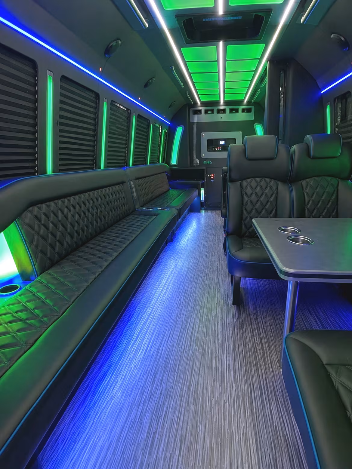 because gardena is so close to hollywood park a party bus makes even more sense