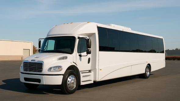 Exterior of Charter Bus Company Gardena's 30 Passenger Minibus in Gardena