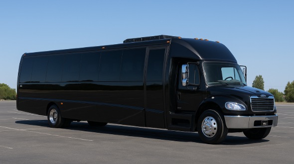 Exterior of Charter Bus Company Gardena's 35 Passenger Minibus in Gardena