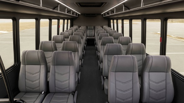 gardena 25 passenger minibus inside