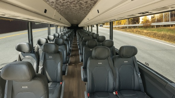 gardena 35 passenger minibus inside