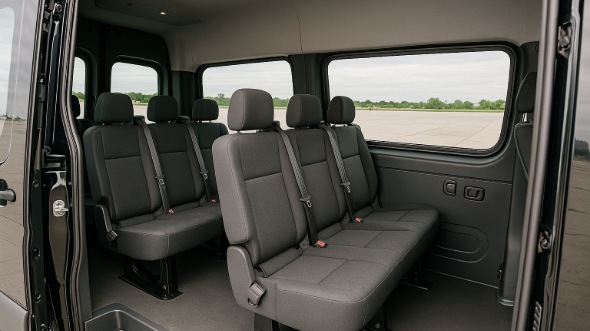 gardena sprinter van with driver inside