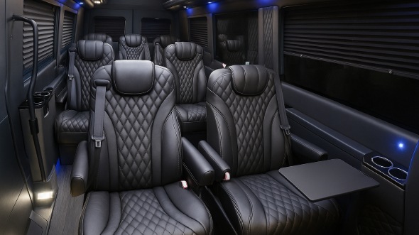 gardena sprinter van with driver interior
